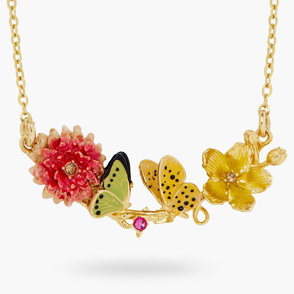 蝶と野花のネックレス – Les Nereides