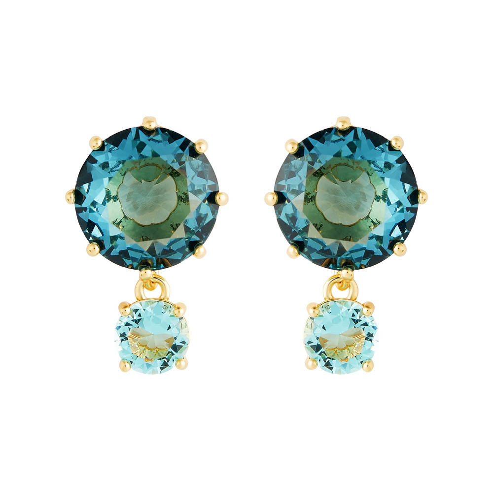 2粒ピアス (アクアアズール) – Les Nereides