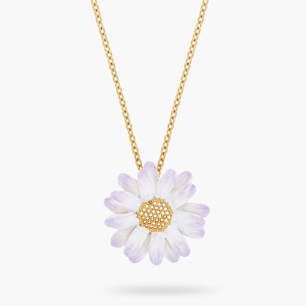 アスターのお花と透かし細工のネックレス – Les Nereides
