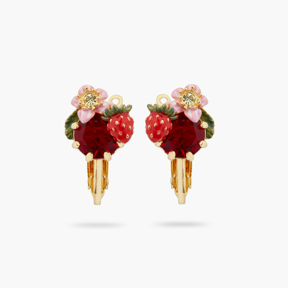 レネレイド ピアス ネコ イヌ 赤 花 レネレイド ピアス ネコ イヌ 赤 花
