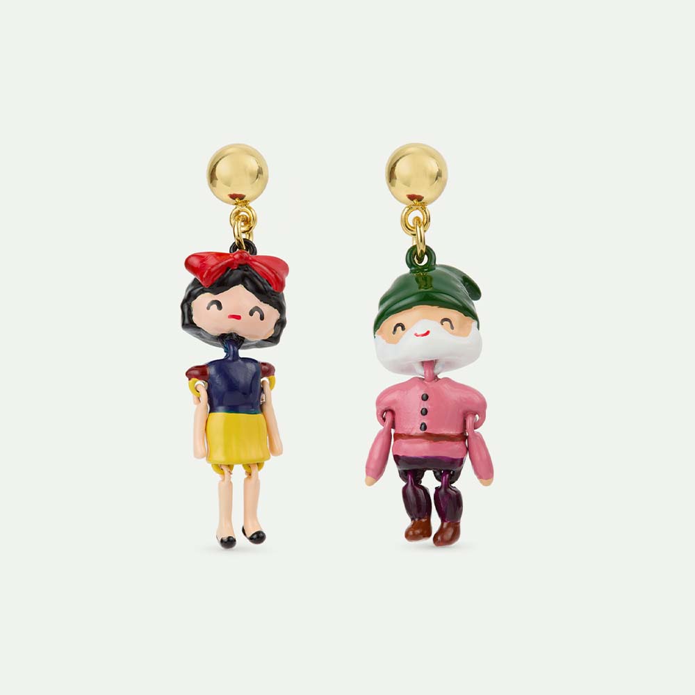 にっこり白雪姫とにっこり小人のピアス – Les Nereides