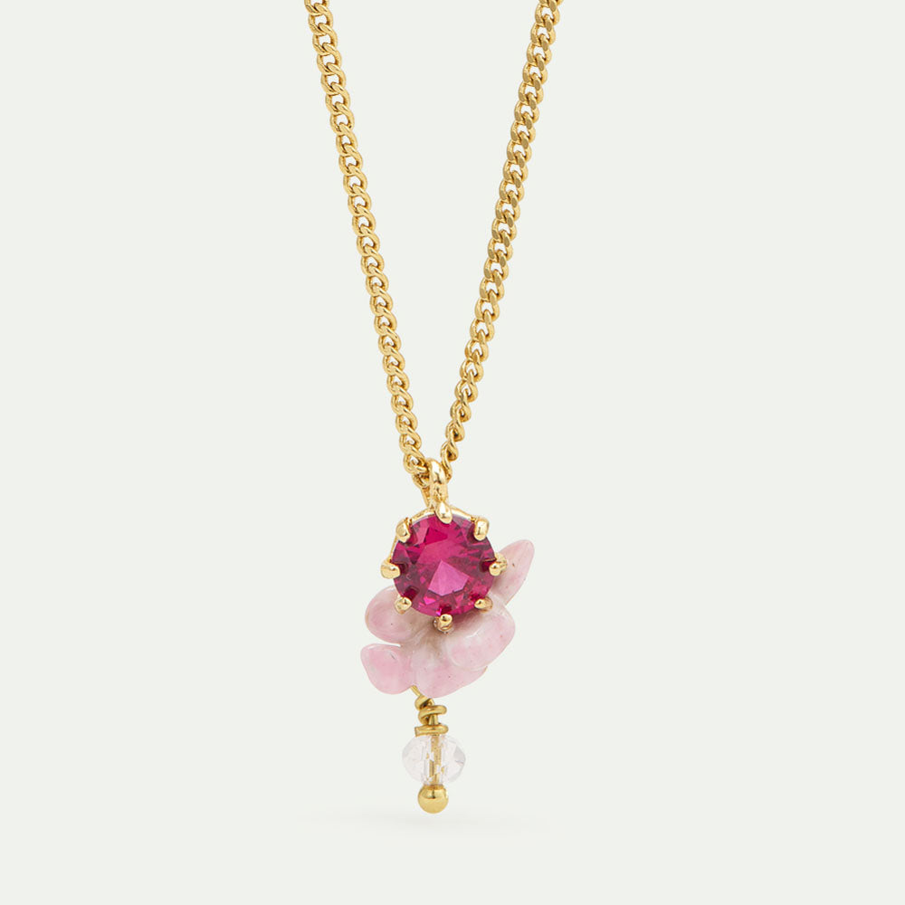 レネレイド☆薄ピンクお花のネックレス Les Néréides(レネレイド) ネックレス – Les Nereides