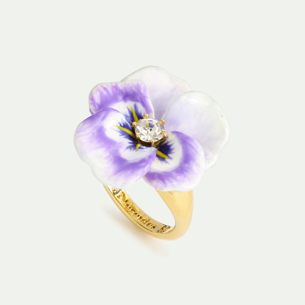 Les Néréides 6粒サークルピアス（アプリコットピンク）花 レネレイド Les Néréides 6粒サークルピアス（アプリコットピンク）花
