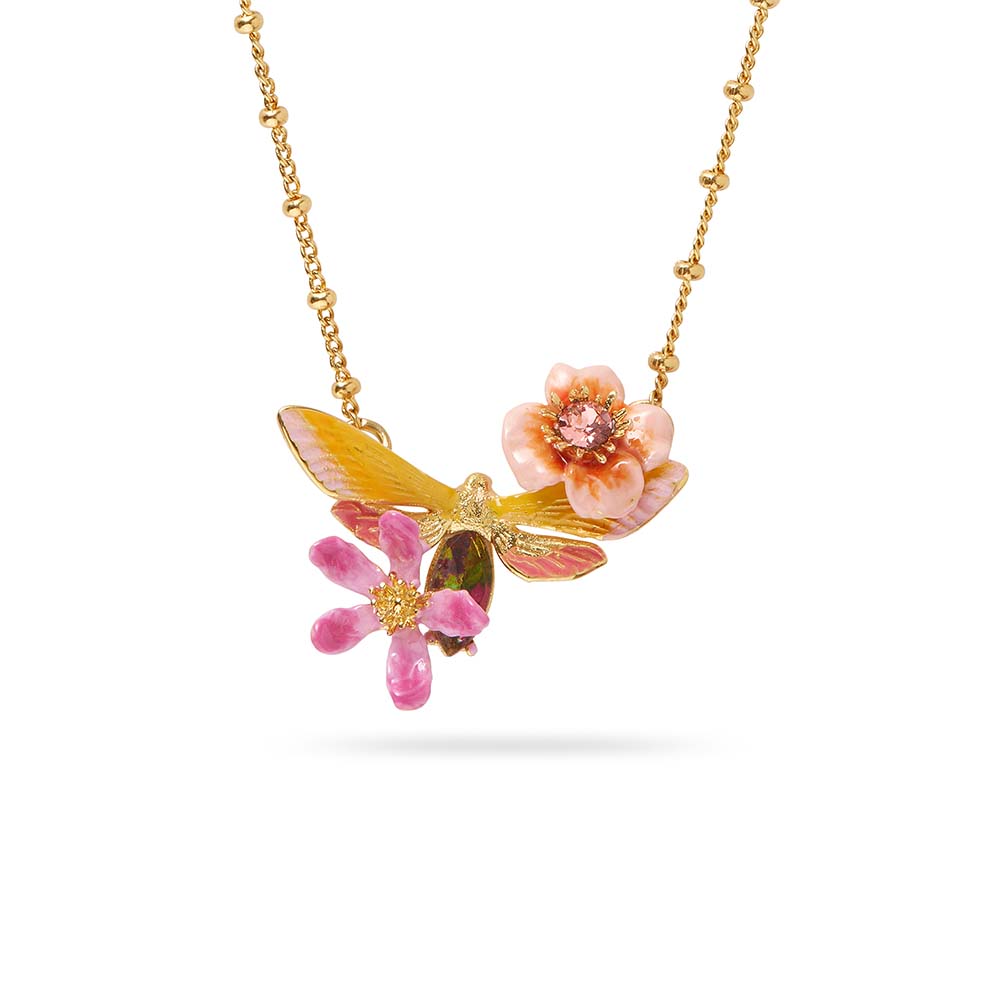 Les Nereides(レネレイド) ネックレス・お花と蝶々 - ネックレス