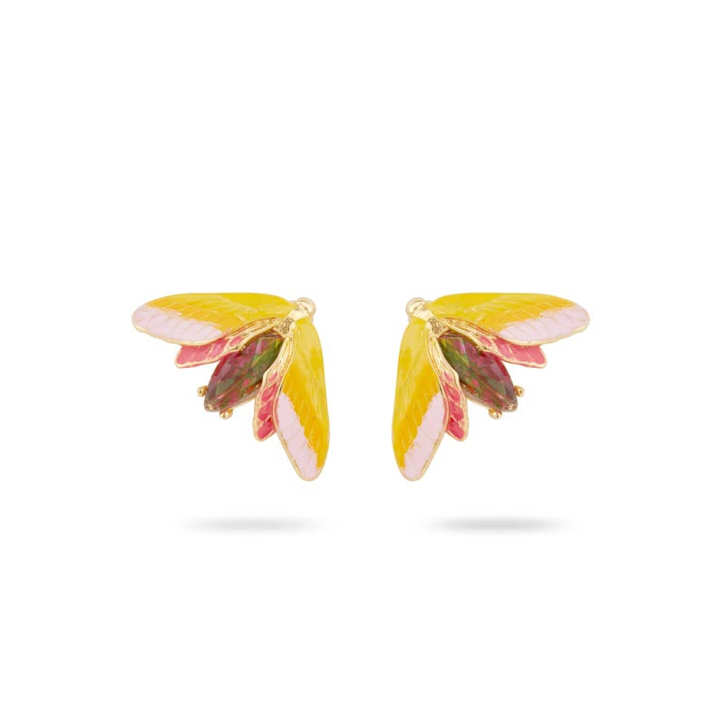 Les Néréides クリスタルの葡萄とワインバタフライのピアス LesNrides_Womens_Blue_Earrings